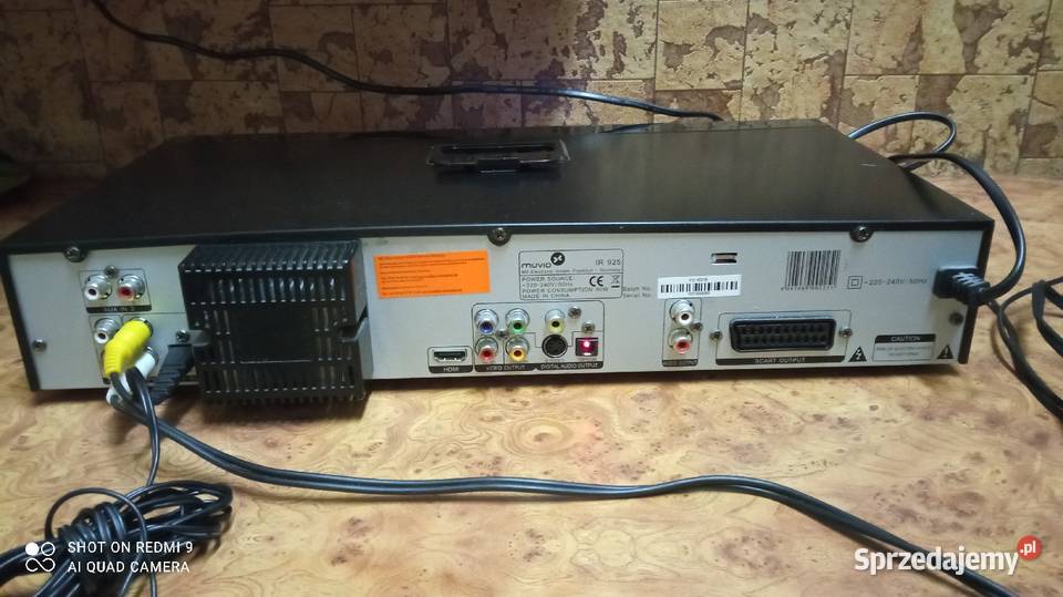 Amplituner DVD CD muviD ma wejścia HDMI USB Euro Wrocław sprzedam