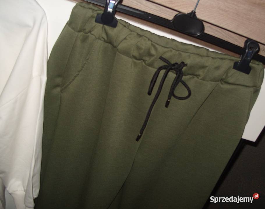 Masełkowy zestaw spodnie piękna bluza ML XL Odzież sportowa Rawicz