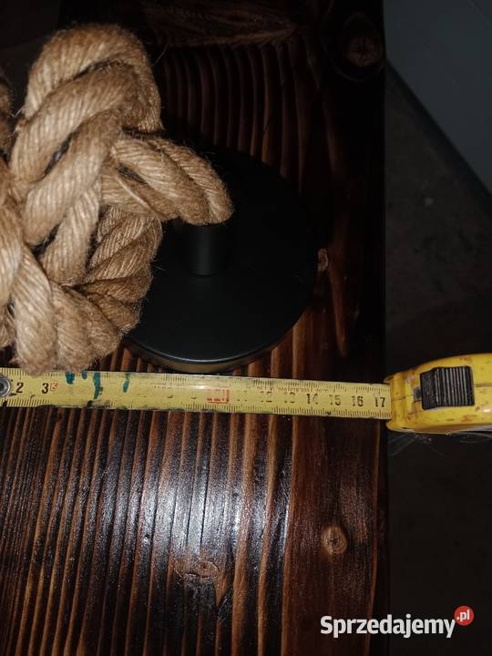 Lampa z drewna belka Dąbrowa Górnicza