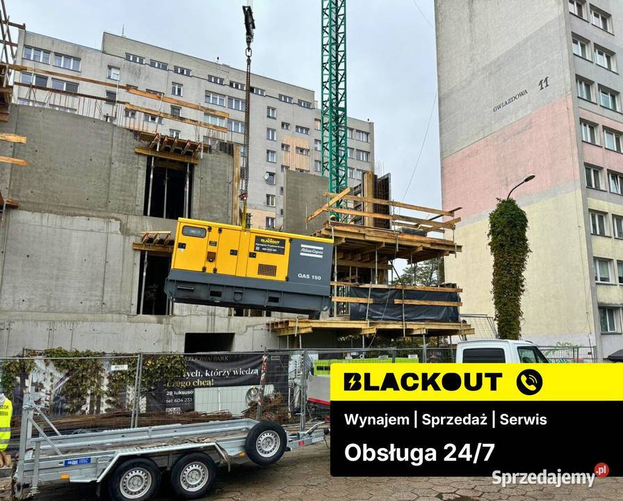 Agregaty Prądotwórcze Wynajem 247 3kW 500kW Usługi Bydgoszcz