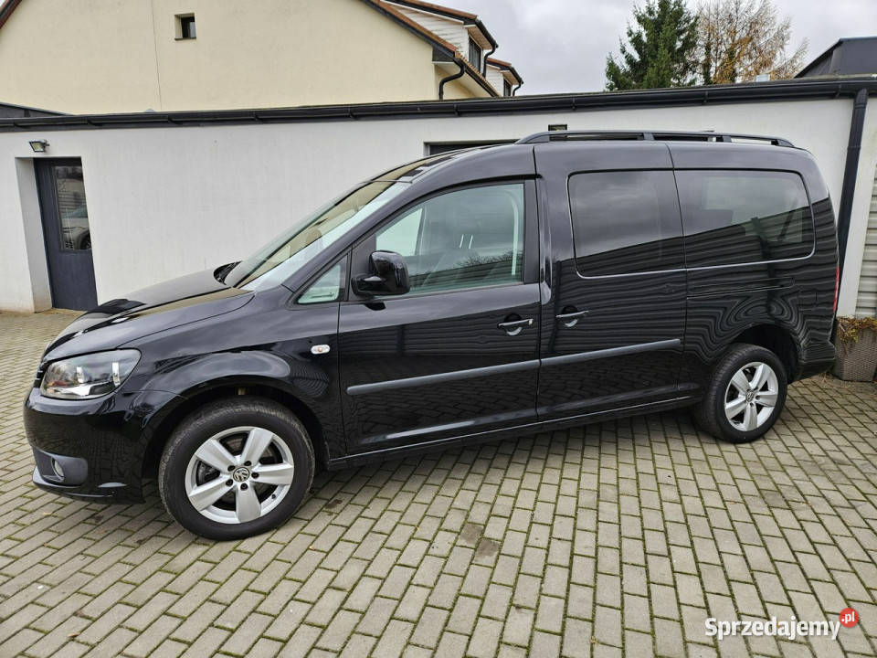 Volkswagen Caddy 20 MPi 109 7 OSÓB benzyna NOWY czarny Gdynia