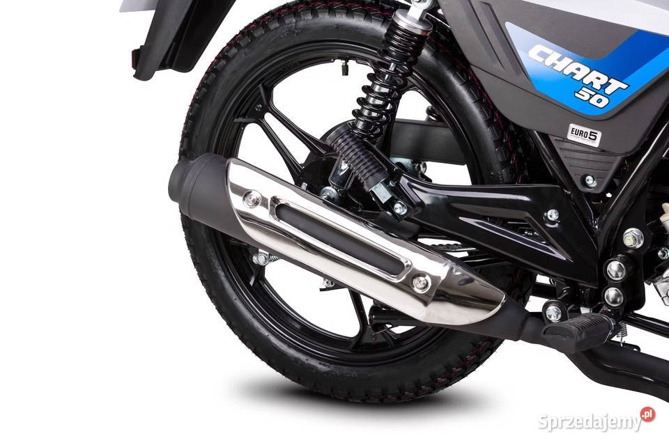 Nowy Motorower ROMET CHART 50 Motocykle, skutery, quady Złocieniec