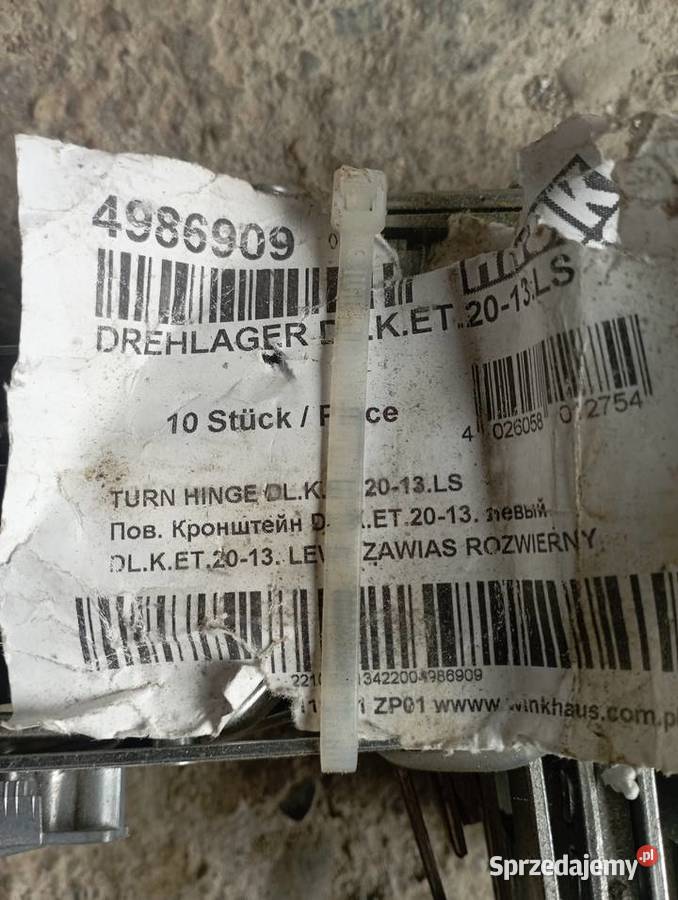 Lewy zawias rozwierny podkarpackie Grodzisko