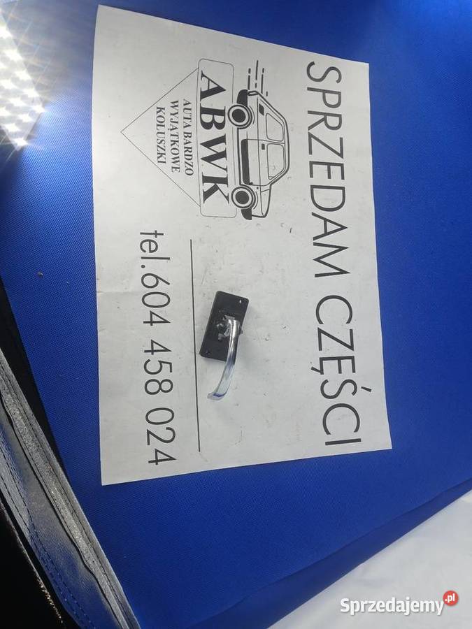 Klamka wewnętrzna do syreny fiata 126p 125p Koluszki