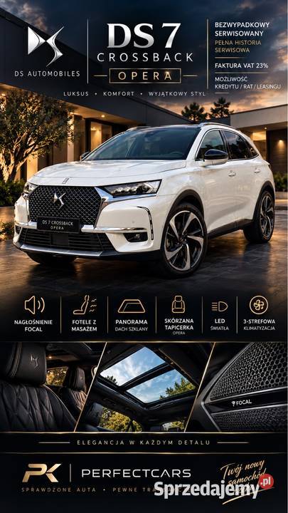 Ds7 Crossback 16 Plugin OPERA full serwis mazowieckie Wielogóra sprzedam