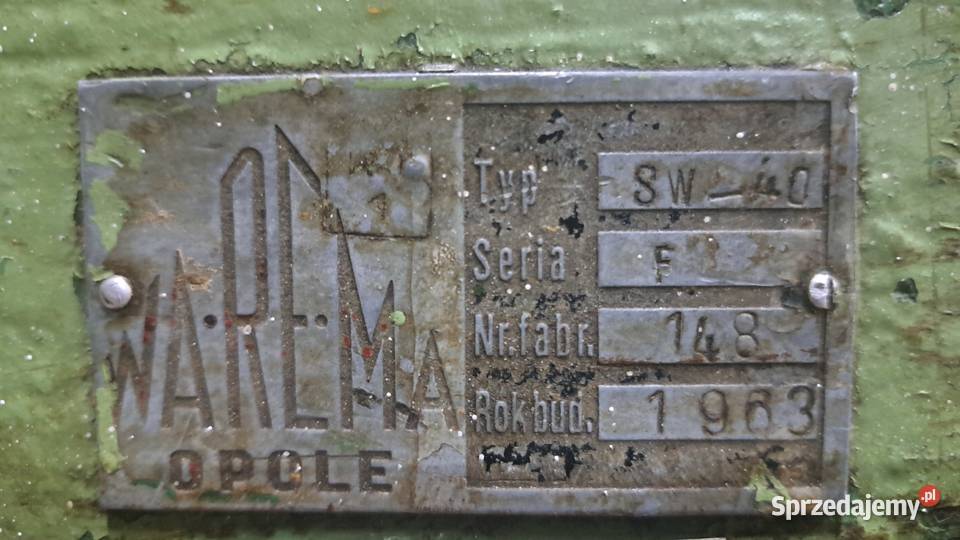 Strugarka wyrówniarka ciągle w użyciu 3 noże pomorskie Przodkowo