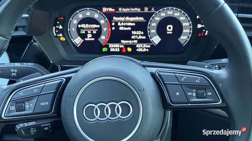 AUDI A3 20 TFSI Full Led Full Niski przebieg światła do jazdy dziennej śląskie Sosnowiec