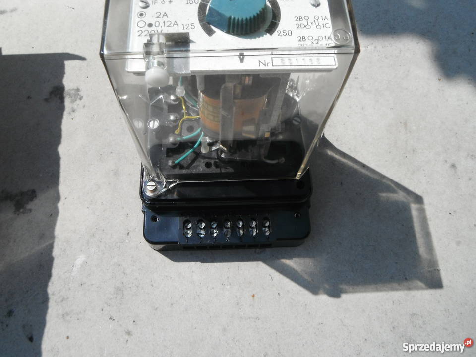 Przekaźnik REn80 zakres 125250V Nowy 220VAC Barak