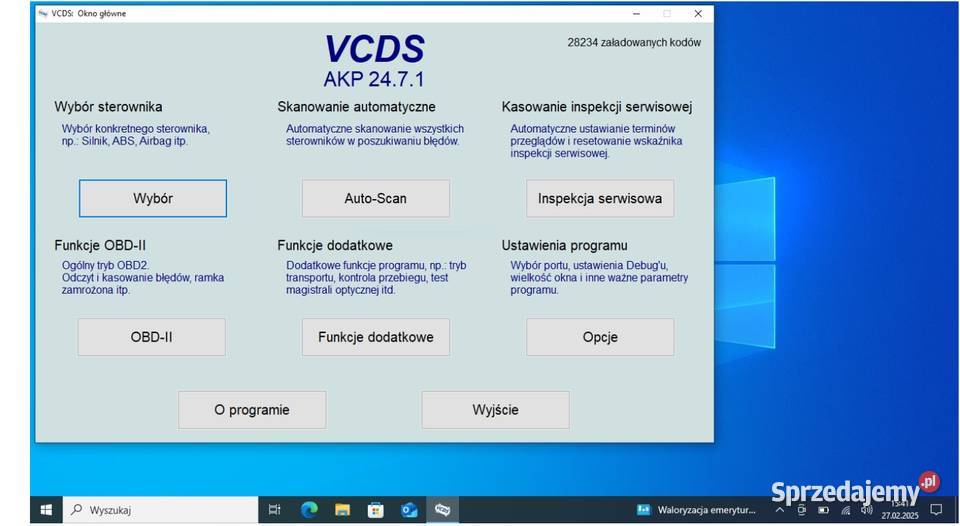 Złącze diagnostyczne VCDS 247 HexV2 STM32F429 Cianowice