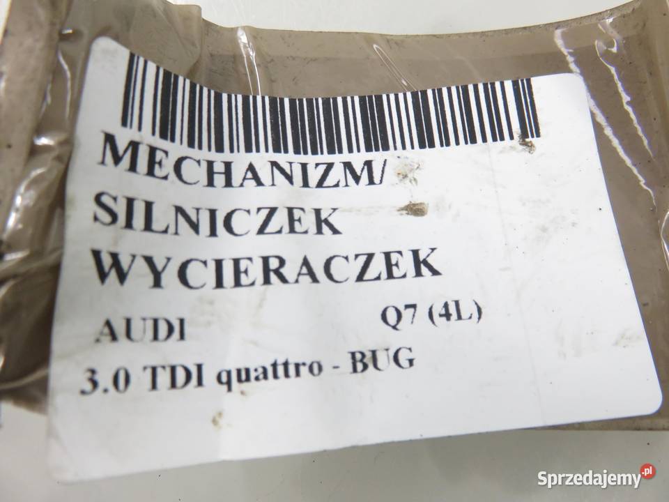 MECHANIZM WYCIERACZEK AUDI Q7 4L1910113