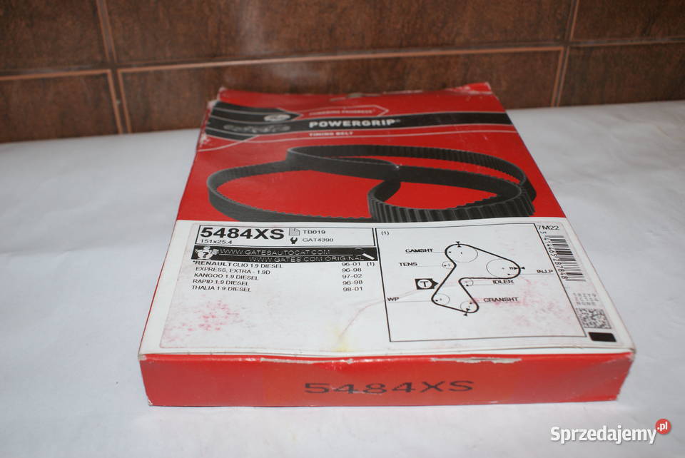 5484XS GATES PASEK ROZRZĄDU RENAULT 151 MP mazowieckie