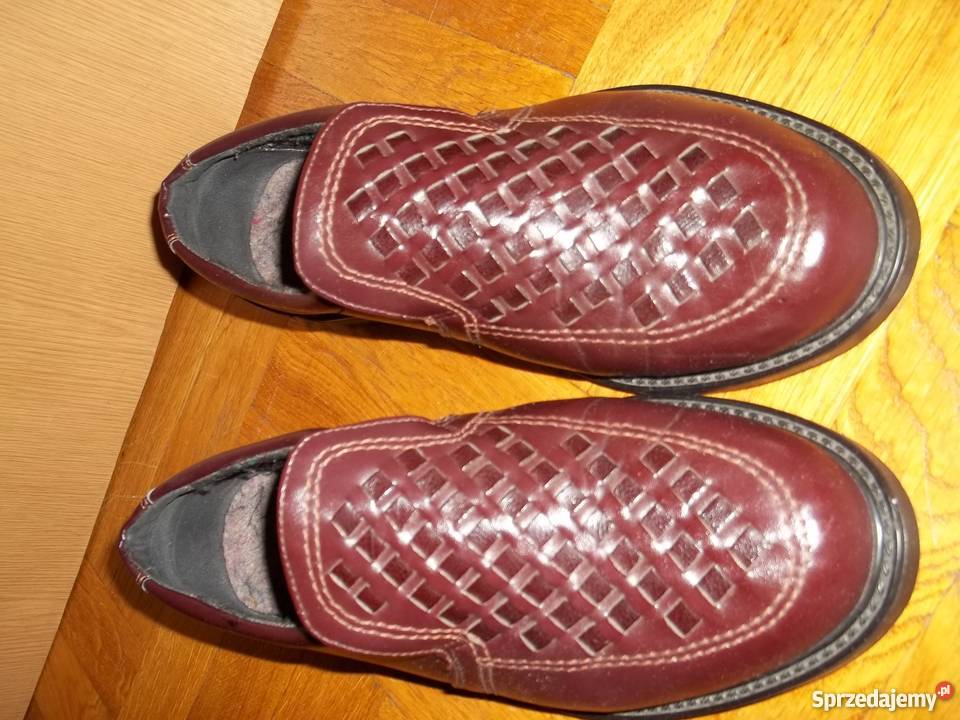 Skórzane półbuty męskie 41 łódzkie Łódź