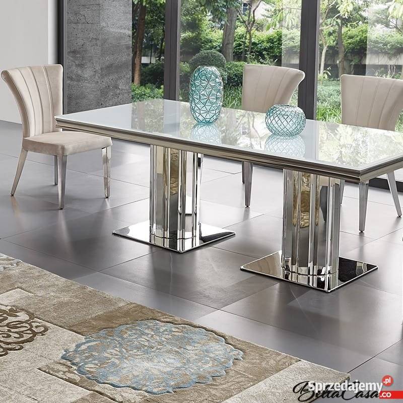 Stół Retford okrągły prostokątny blat kamienny mazowieckie