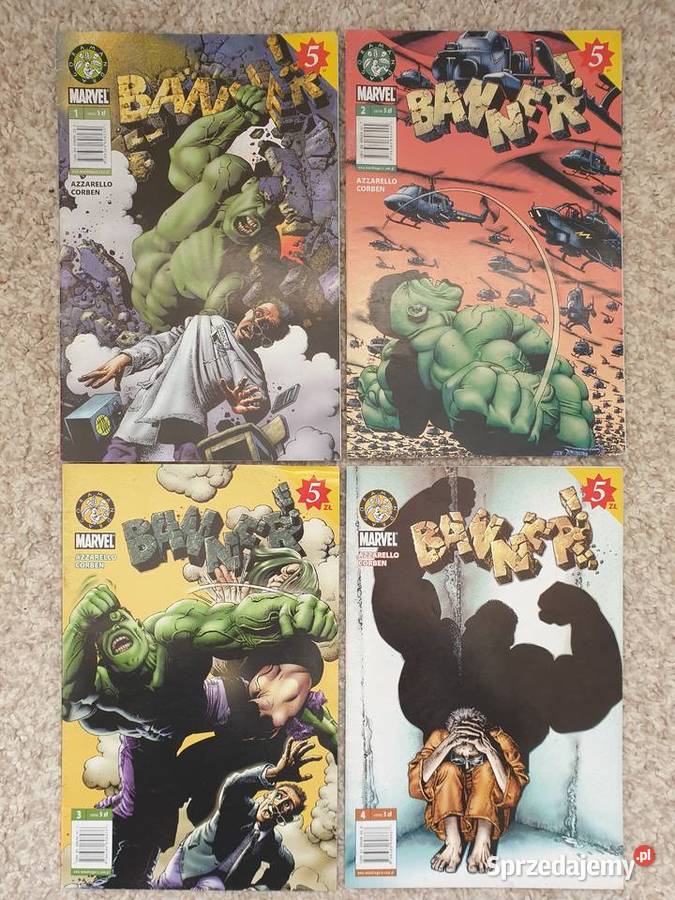 Banner zestaw 4 komiksów Mandragora 2005 Gdynia