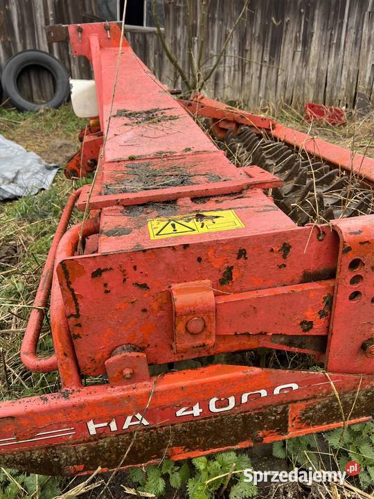 Brona wahadlowa Kuhn HA 400 wał Packera 4m Lubomino