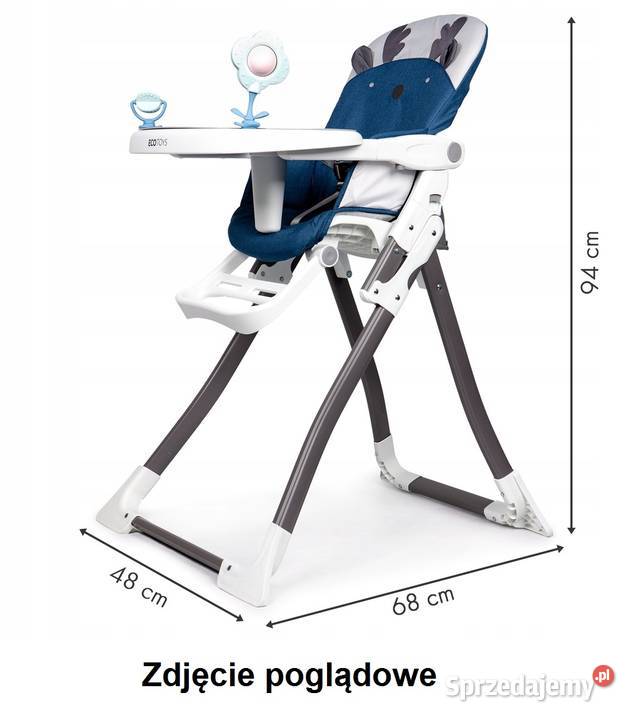 Fotelik do karmienia Renifer Ecotoys Stan TANIO świętokrzyskie Kielce