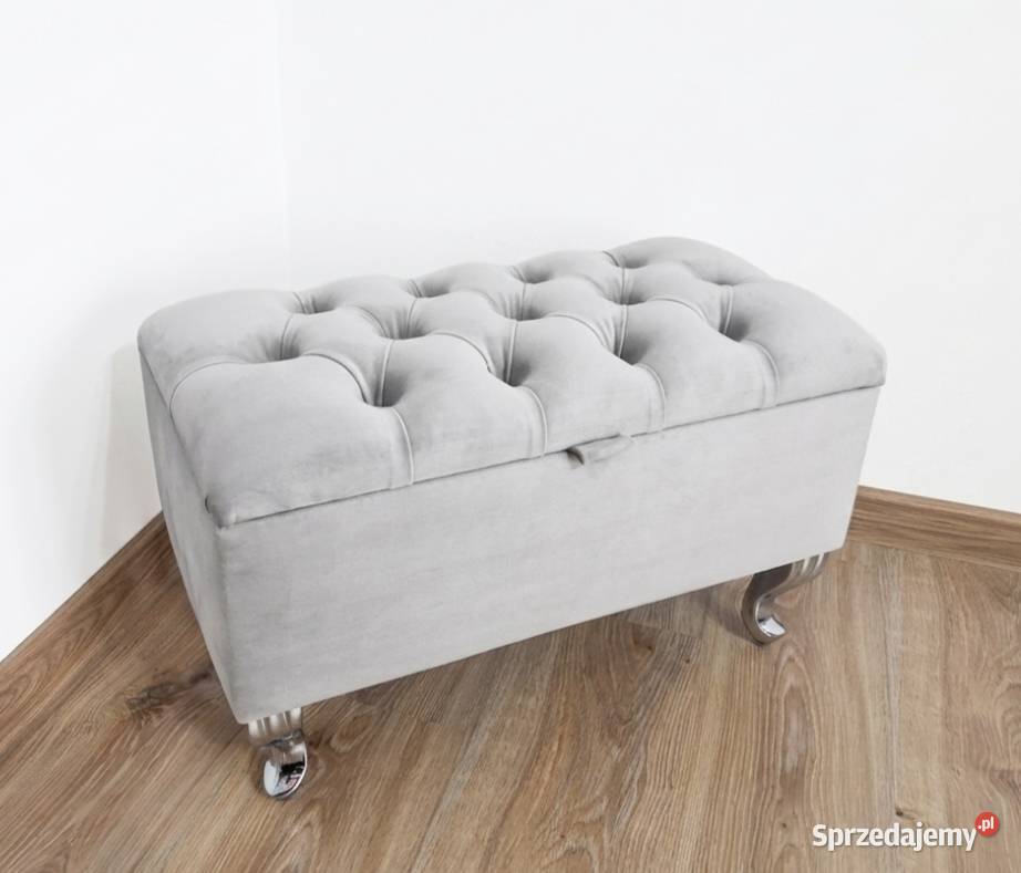 Pufa ławeczka 60x30 chesterfield otwierana z Stronie