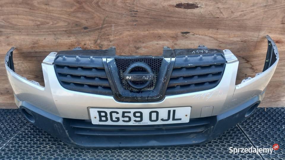 NISSAN QASHQAI J10 ZDERZAK PRZÓD KY0 HALOGEN Zbierkowo
