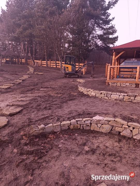 Usługi minikoparka koparka wywrotka działki rod Dąbrowa Górnicza