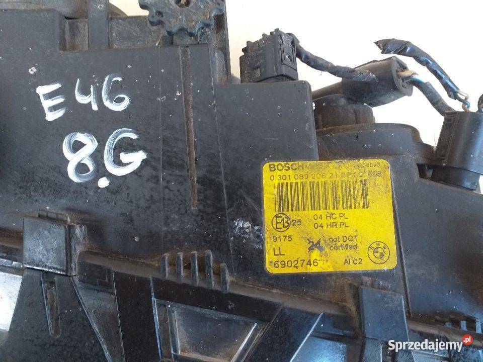 8G Lampa Przód BMW E46 Orginał europa 2xLewa osobowe Lampy przednie świętokrzyskie