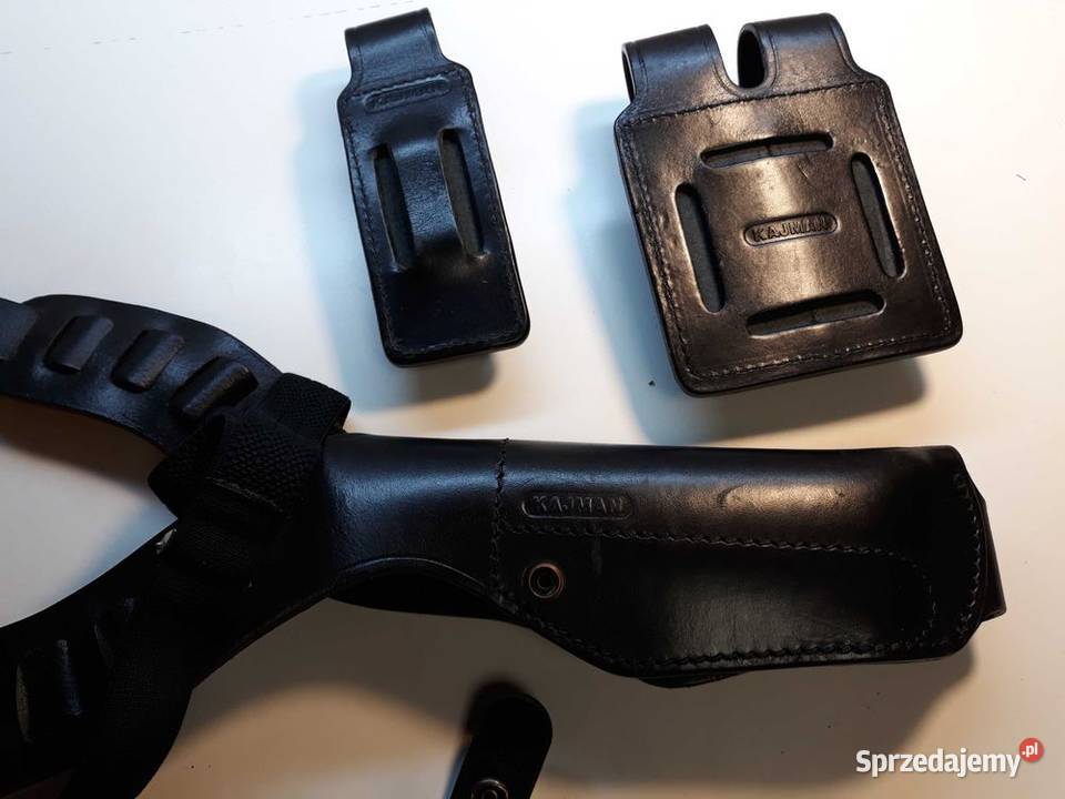 Szelki skórzane z kaburą do Glock 1719 Walther Militaria Jaworzno