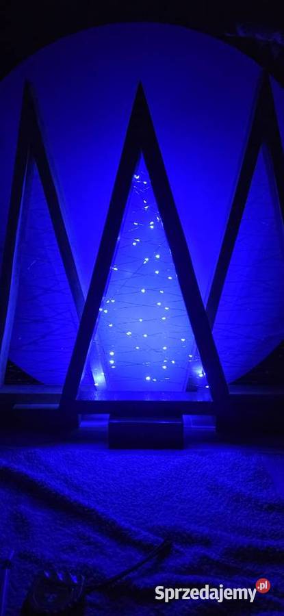 choinka drewniana led święta Pozostałe Warszawa