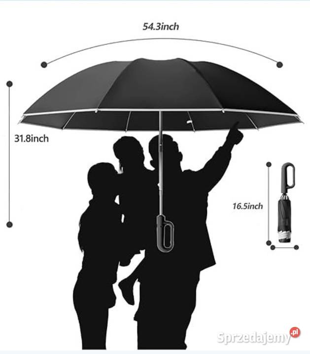 Duży parasol XXL składany automat wiatroodporny Domaszczyn sprzedam