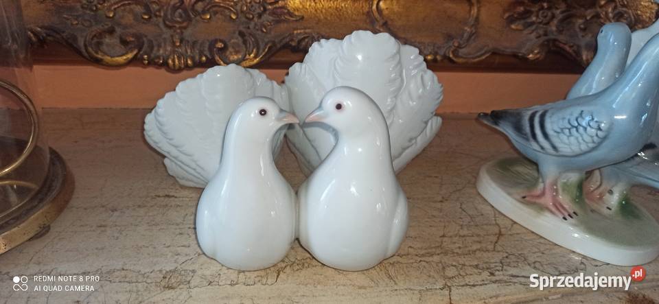 Figurka Pary gołebi LLADRO Spain Antonio pomorskie