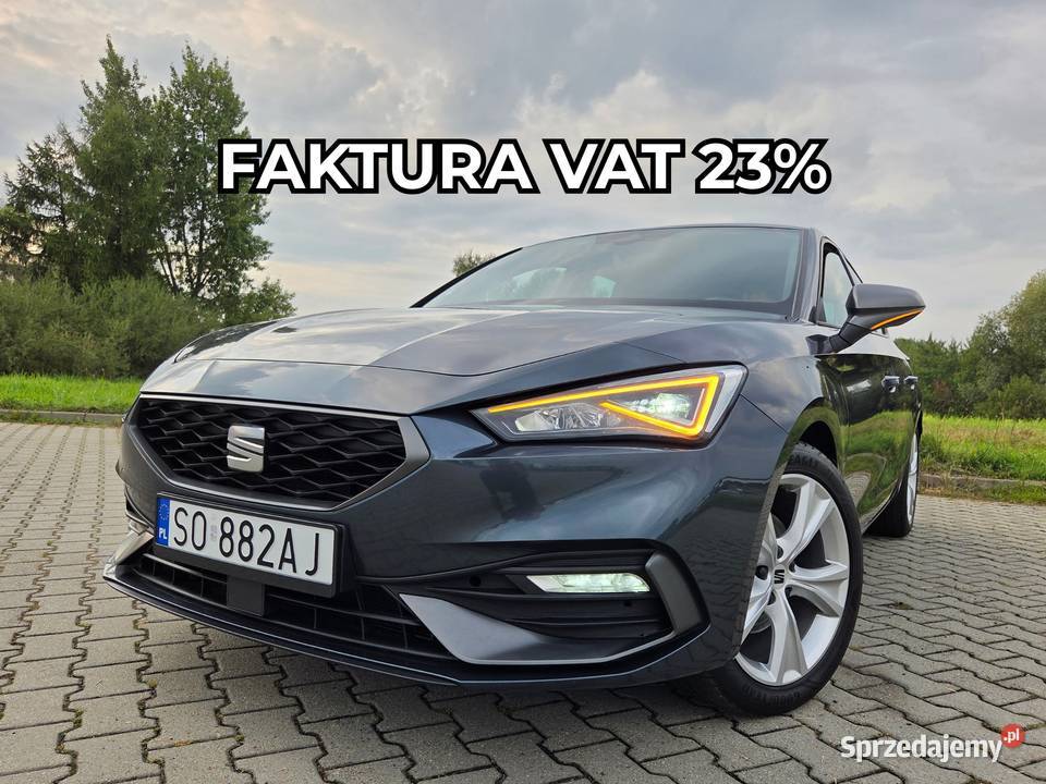 Seat Leon IV FV23 bezwypadkowy serwisowany w ASO Rok produkcji 2020 Leon śląskie Dąbrowa Górnicza