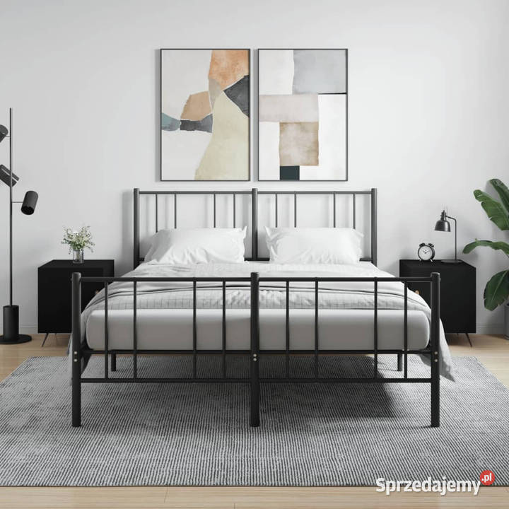 Szafki nocne 2 czarne 40x40x50 WM827503 Warszawa