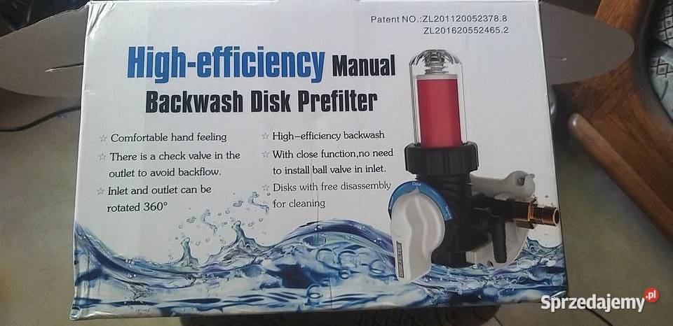 Manualny filtr dyskowy model RLQ01S Filtry i zmiękczacze Szczecin sprzedam