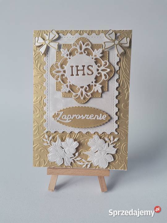 ZAPROSZENIA KOMUNIA UNIWERSALNE IHS W RAMCE Poznań