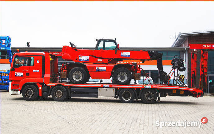 Transport maszyn budowlanych do 20t Usługi Sanok Transport Jasło