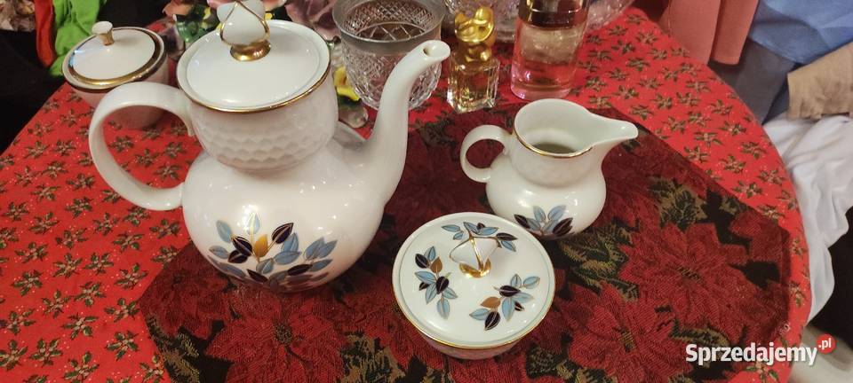 Komplet dzbanek cukiernica mlecznik porcelana Wrocław sprzedam