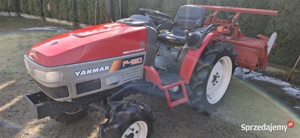 Traktorek japoński YANMAR F180 4X4 plus małopolskie Tuchów