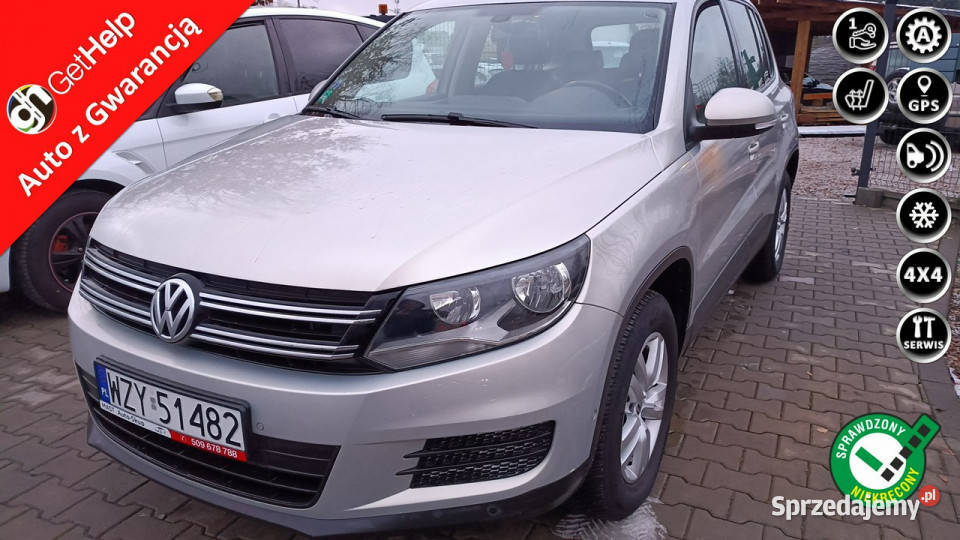 Volkswagen Tiguan 1właśc 4Motion DSG Lift I szary mazowieckie