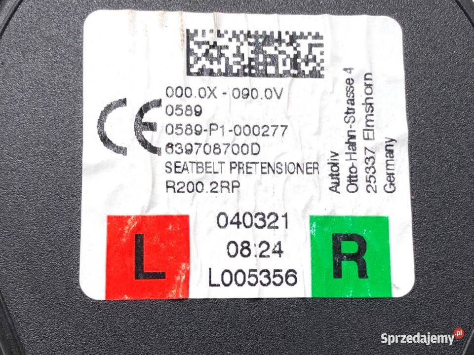 PAS BEZPIECZEŃSTWA KOMPLET MPAKIET BMW G30 sprzedam