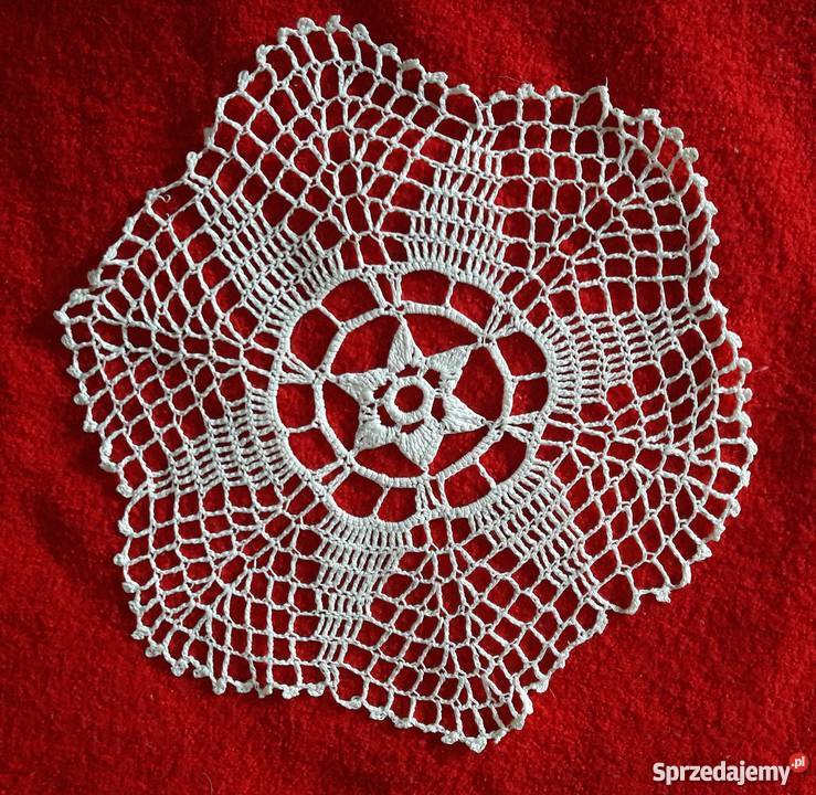 Serwetki ręcznie robione szydełkiem różne Obrusy i serwety Warszawa