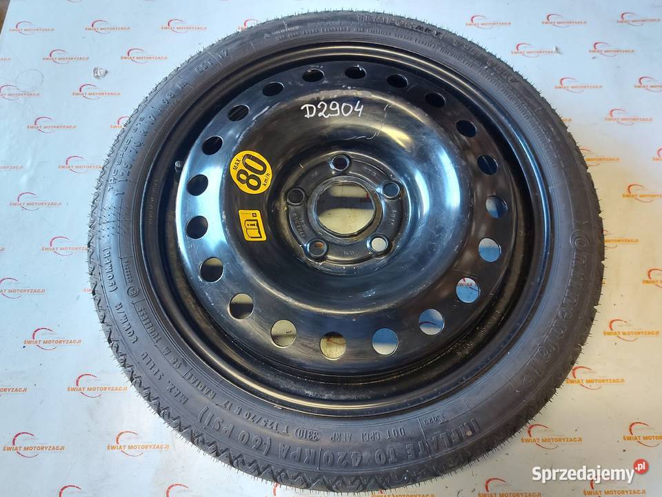 OPEL INSIGNIA A koło dojazdowe 1257017 98M 5x120 świętokrzyskie Kielce sprzedam