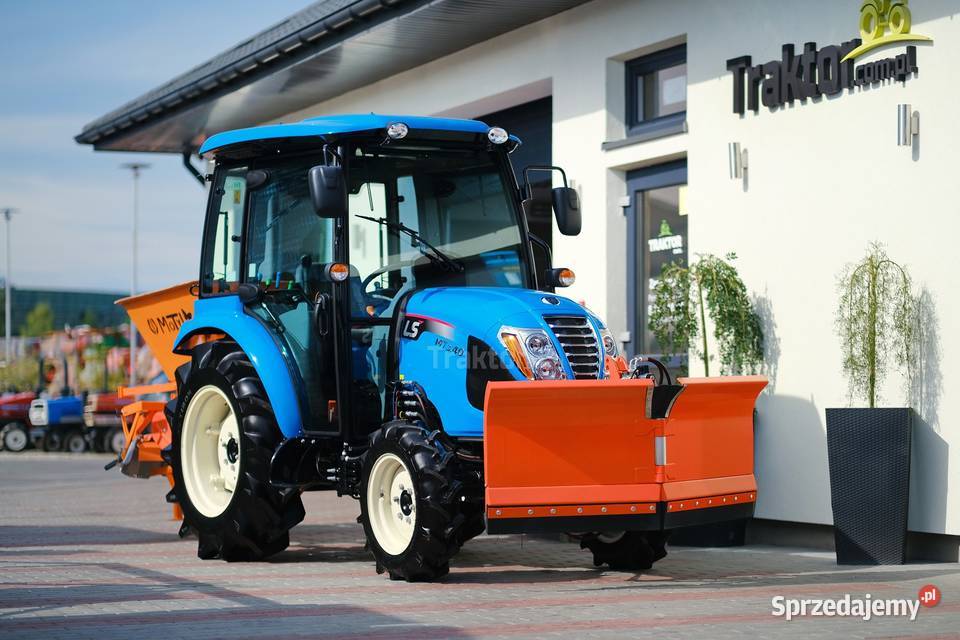 LS Tractor MT340 MEC 4x4 40 CAB pług do śniegu Tajęcina