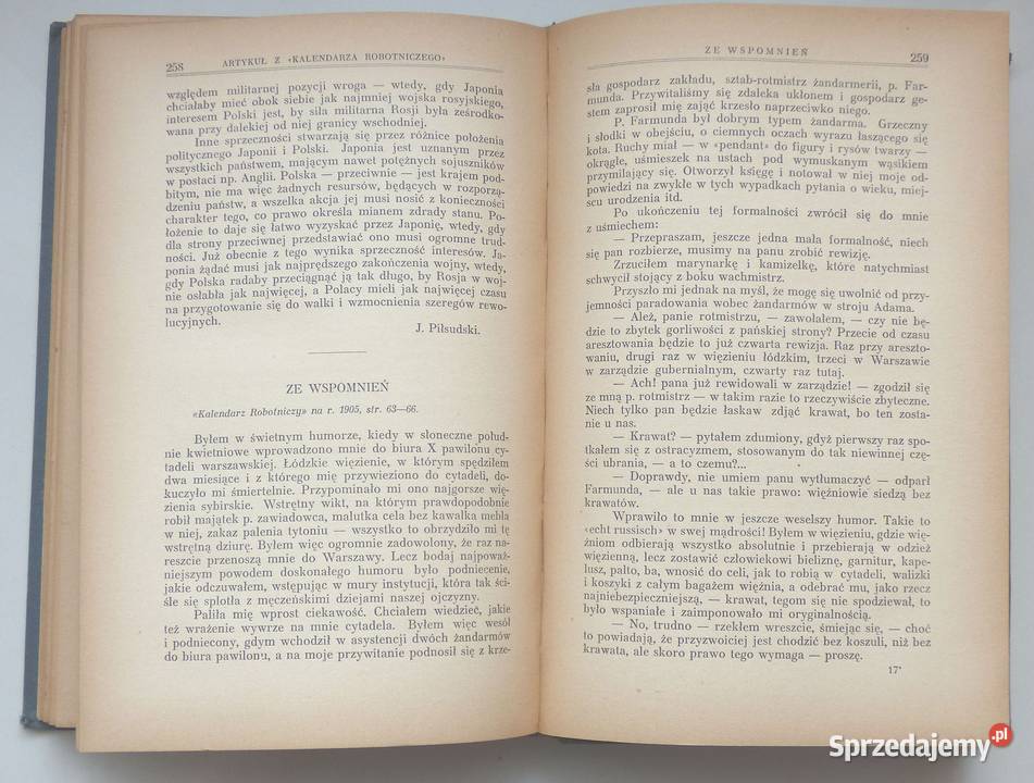 H Piłsudski Pisma zbiorowe tom 2 Antyki, Sztuka, Kolekcje Warszawa