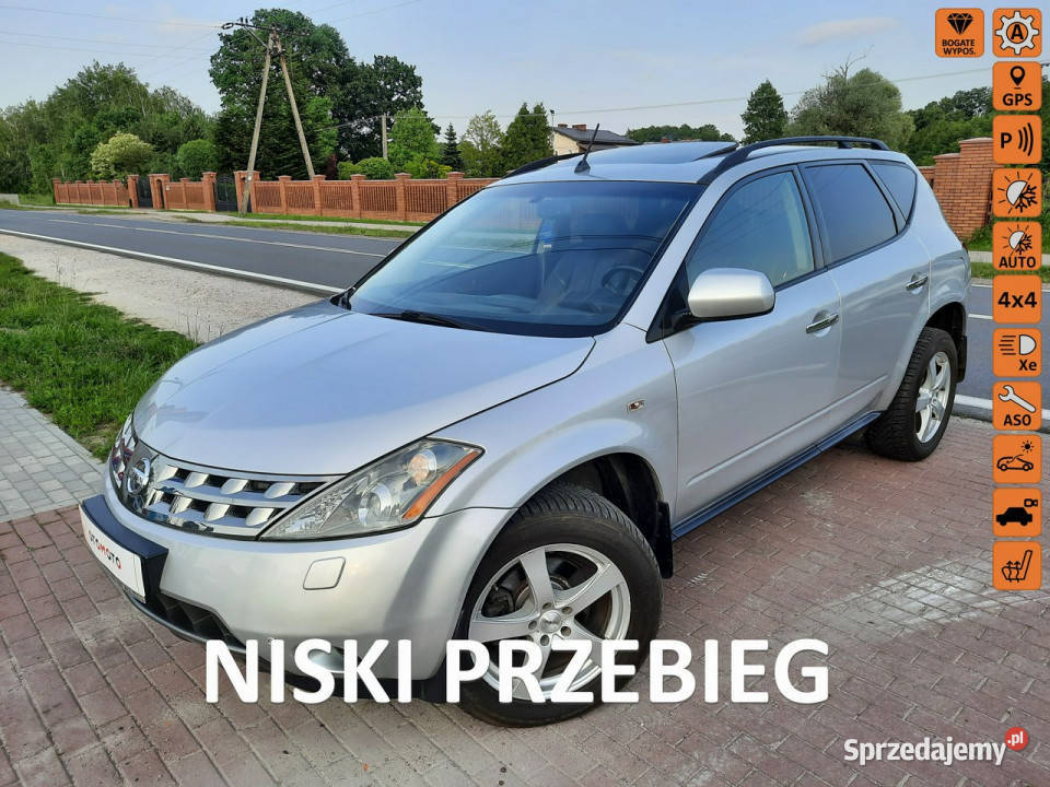 Nissan Murano EU 4X4 FULL 2 Właściciel kamera cofania Żyrardów