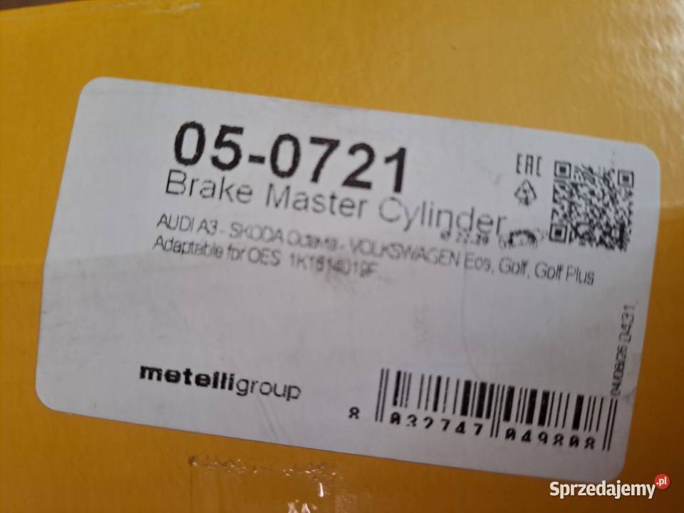 Pompa hamulcowa Metelli 050721 Audi Skoda VW osobowe Warszawa