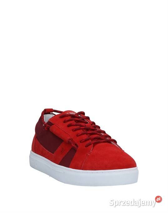 TRUSSARDI JEANS NOWE suede red zamsz 43 27 Łódź