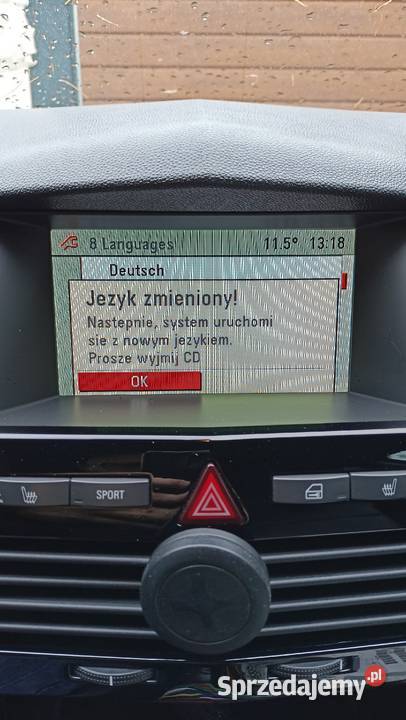 NAWIGACJA POLSKIE MENU OPEL DVD 90 POLSKI JĘZYK Aleksandrów Łódzki