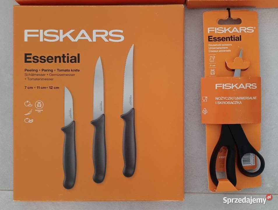 FISKARS zestaw noże nożyczki obieraczka Noże i nożyce kuchenne Ełk