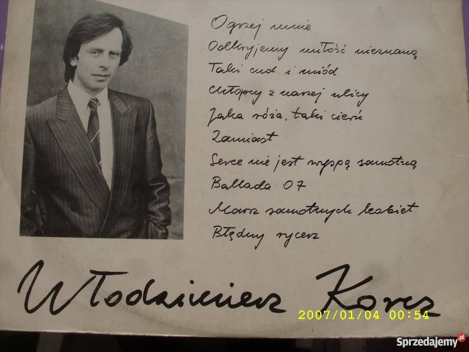 LP Skladanka WLADYSLAW KorczMoje piosenki Wołów
