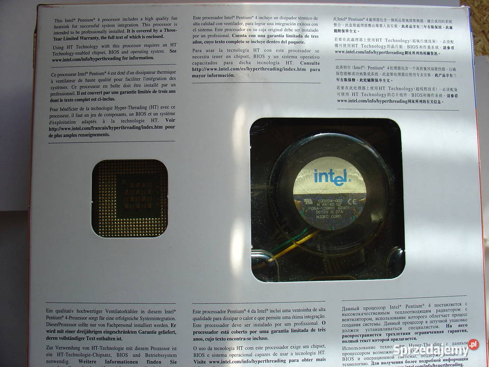 Procesor Intel Pentium 4 SL6WT 28 GHz Socket 478