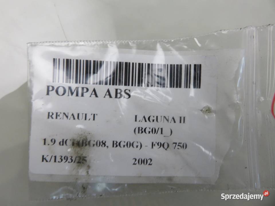 POMPA ABS RENAULT LAGUNA II BG01 10096014203 osobowe