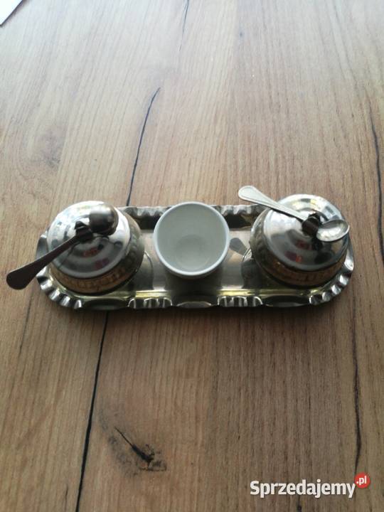 Zestaw do musztardy sosu mini prl Choszczno